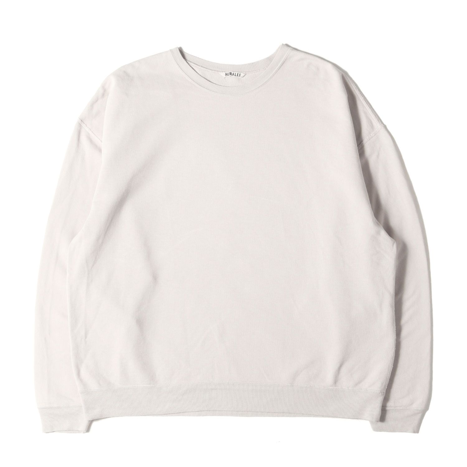 AURALEE SUPER オーラリー SWEAT P⁄O SOFT ⁄ - HEAVY | ベージュ BIG 