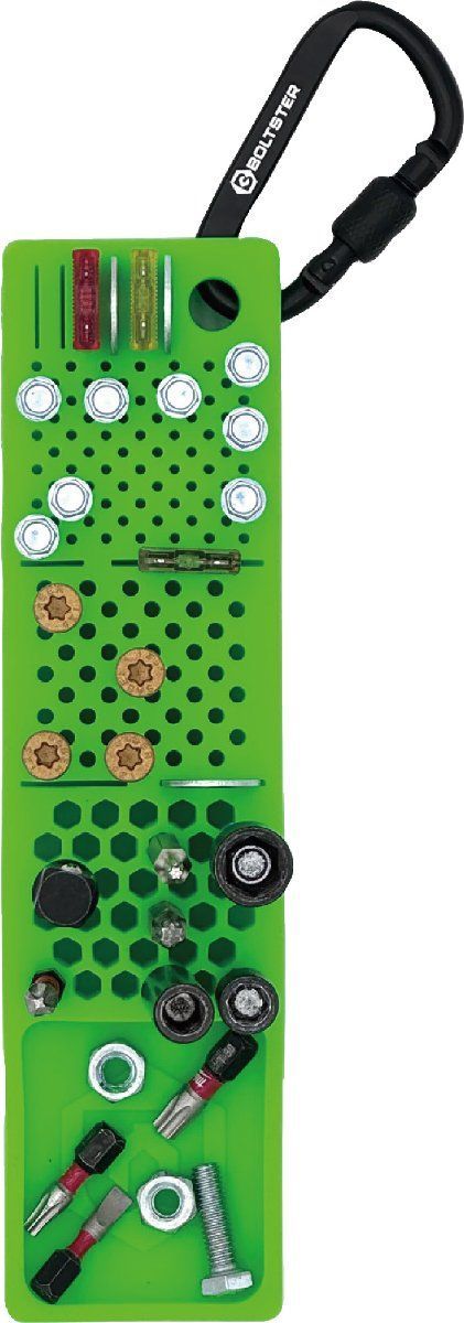 Boltster ボルトスター ビットオーガナイザーカラビナ付 2.0 GRN BTS-100004G 作業 現場 小物整理 ボルト ネジ ビス 電工 電設