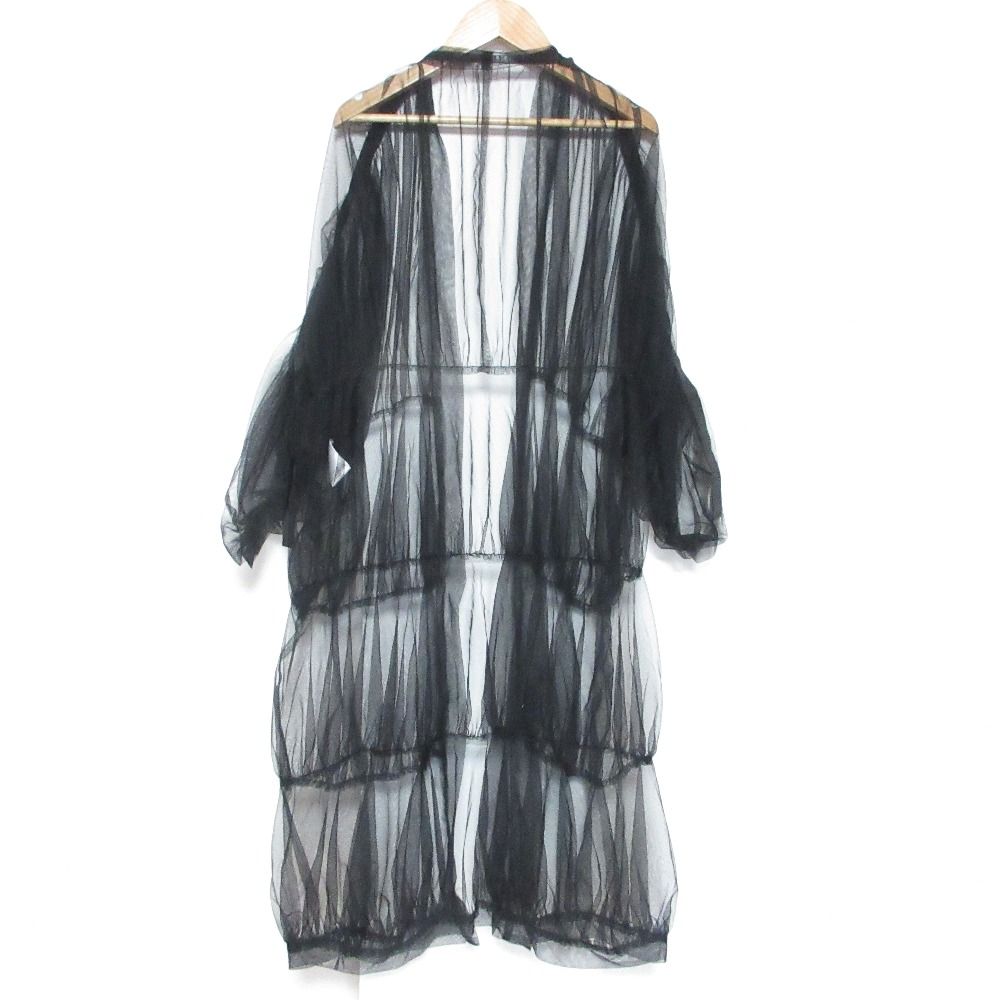 美品 4298 SHIZUKA KOMURO シヅカコムロ シアー ロング チュール
