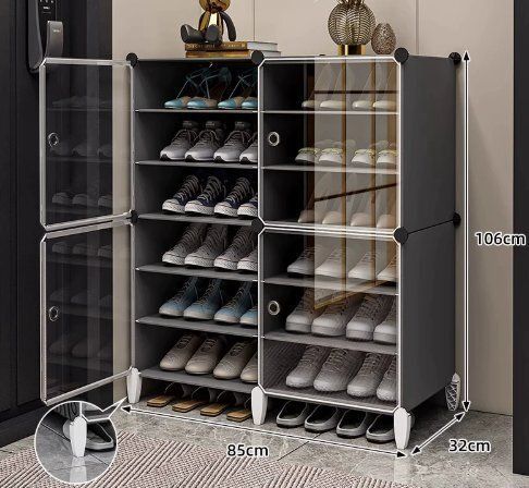 靴箱家庭用戸口収納室内多層防塵大容量靴箱簡易宿泊所賃貸部屋棚