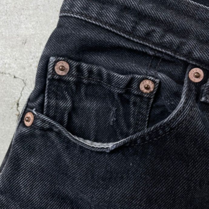 90年代 USA製 Levi's リーバイス 501 0660 ブラックデニムパンツ