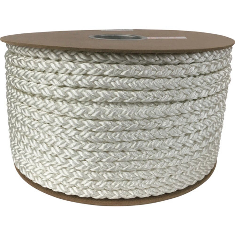 ユタカメイク ポリエステルクロス係留ドラム巻 9φ 150 m 白 PRD 5