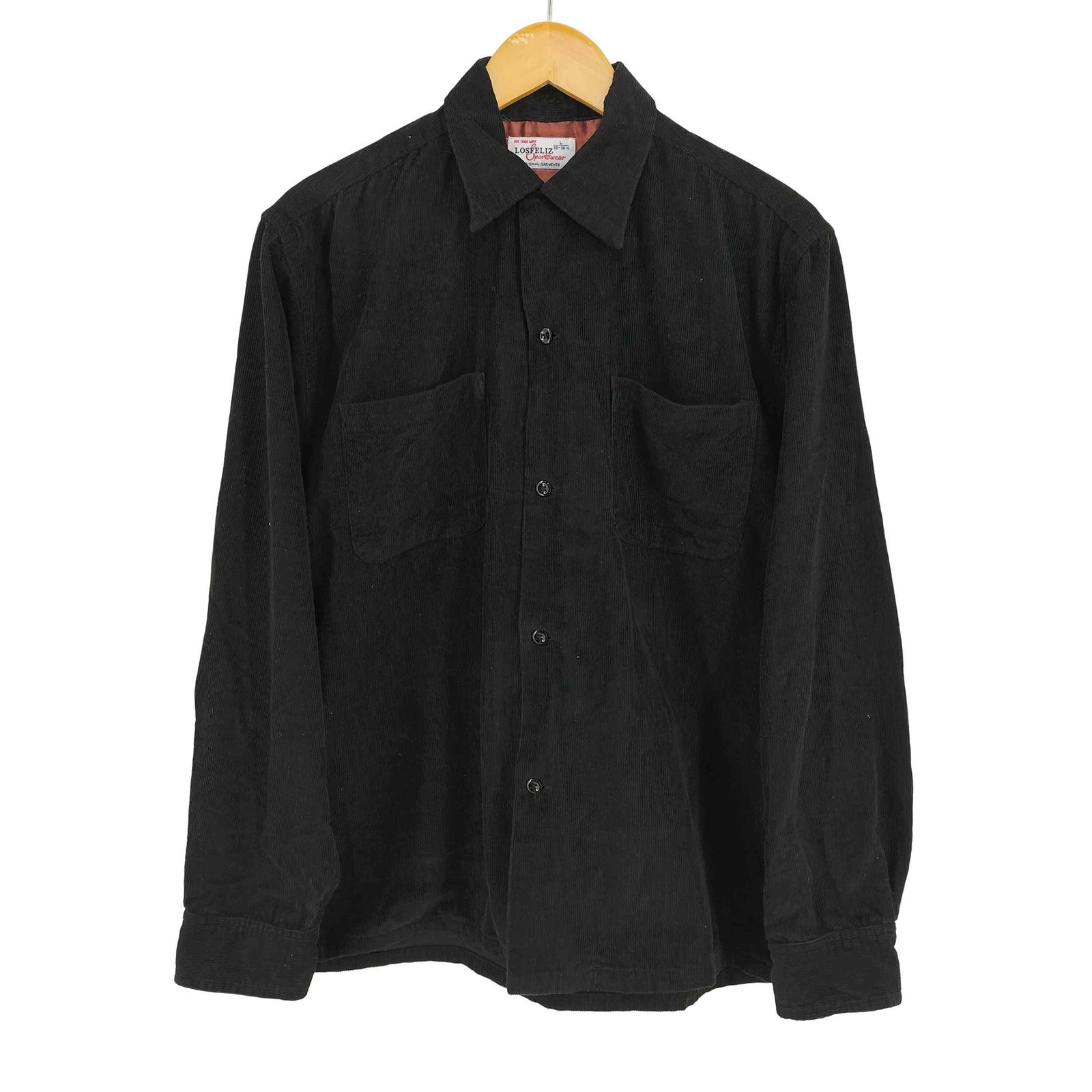 ユーズドフルギ USED古着 {{losfeliz}} コーデュロイ オープンカラーシャツ メンズ import：L 