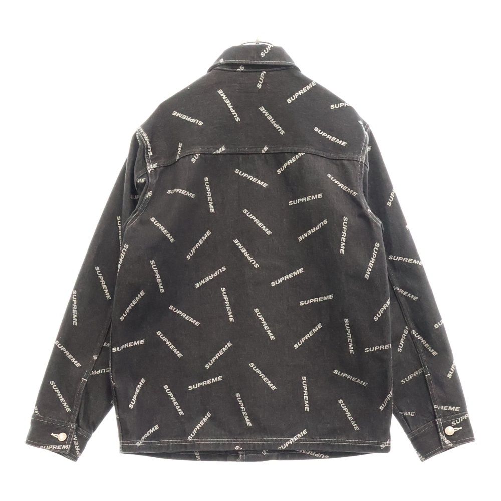 SUPREME (シュプリーム) 17SS Denim Logo Chore Coat ロゴプリント  