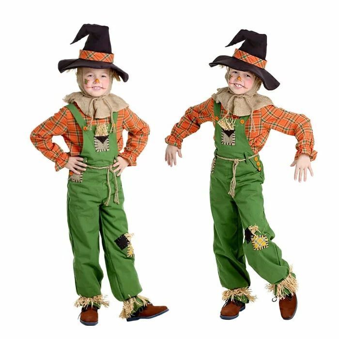 ハロウィン 衣装 キッズ 子供 案山子 傀儡 巫女 乞食 ハロウィン 仮装 舞台 ステージ コスチューム パーティー イベント コスプレ衣装 ハロ