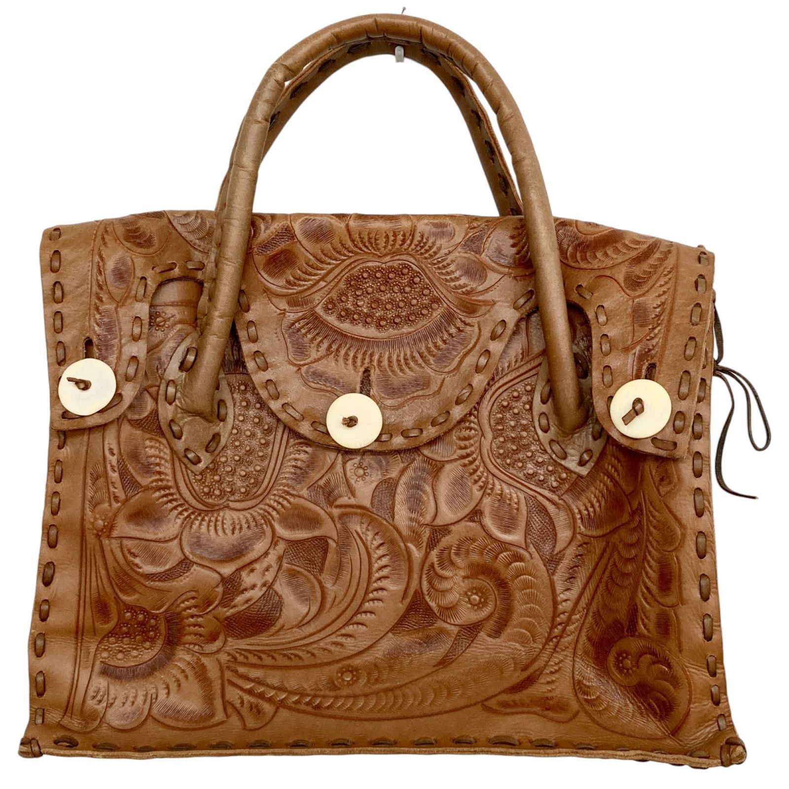 GRACE CONTINENTAL グレースコンチネンタル 茶 ハンドバッグ