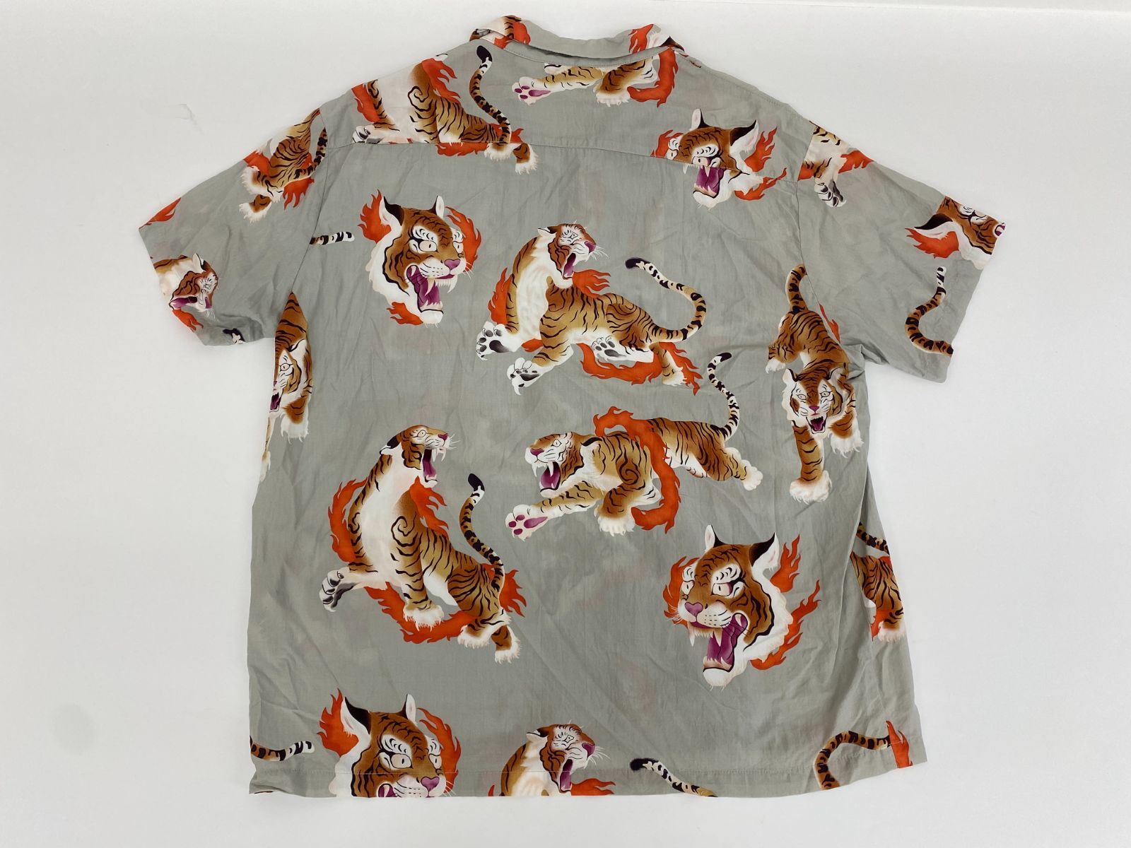 Chic Design 虎柄 アロハシャツ 【M128-20250729-06KS】 - メルカリ