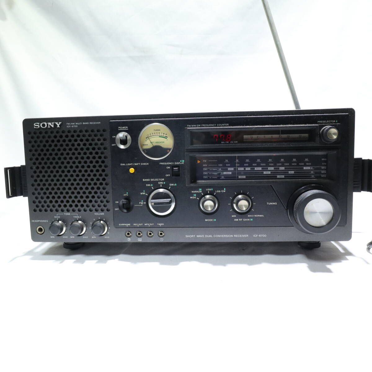 【ジャンク品】 SONY ソニー ICF-6700 / BCL ラジオ Amazon.co.jp: SONY ソニー ICF-6700 5バンドマルチバンド