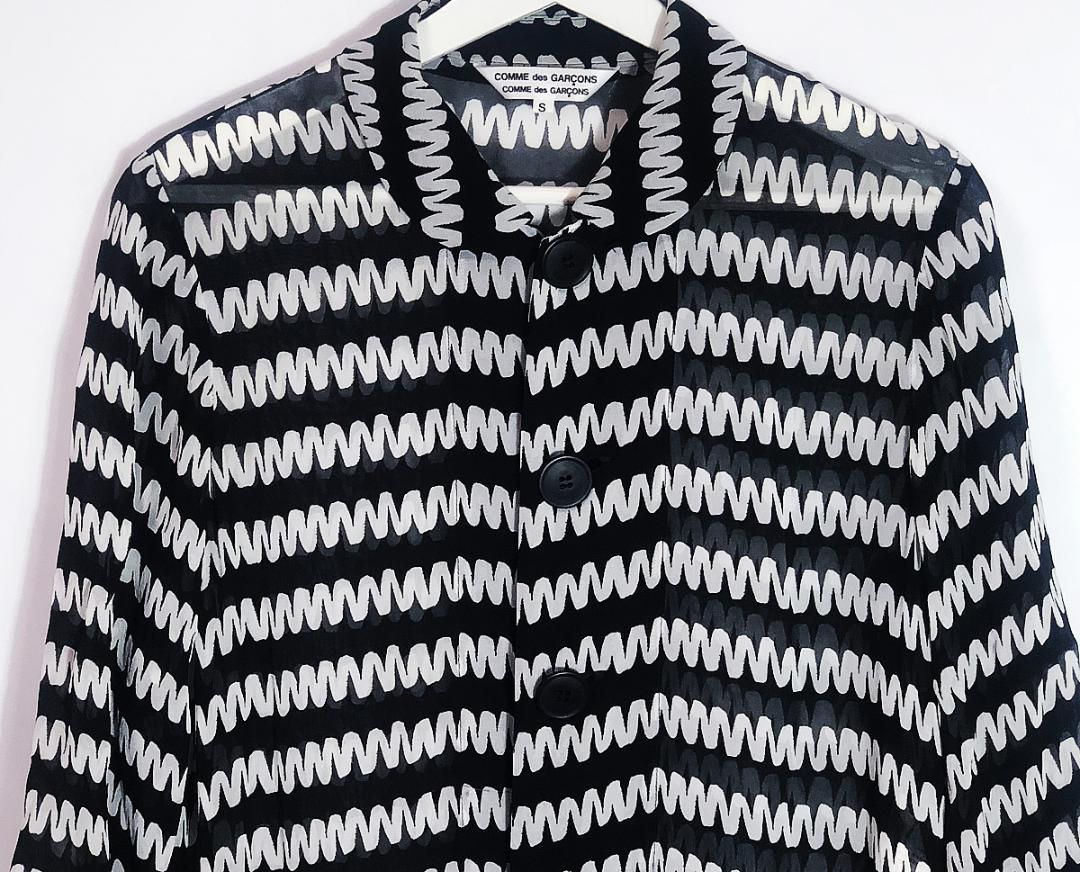 希少/ランウェイ着■11SS/コムコム コムデギャルソン 総柄 シアーワンピース 希少/ランウェイ着□11SS/コムコム コムデギャルソン 総柄