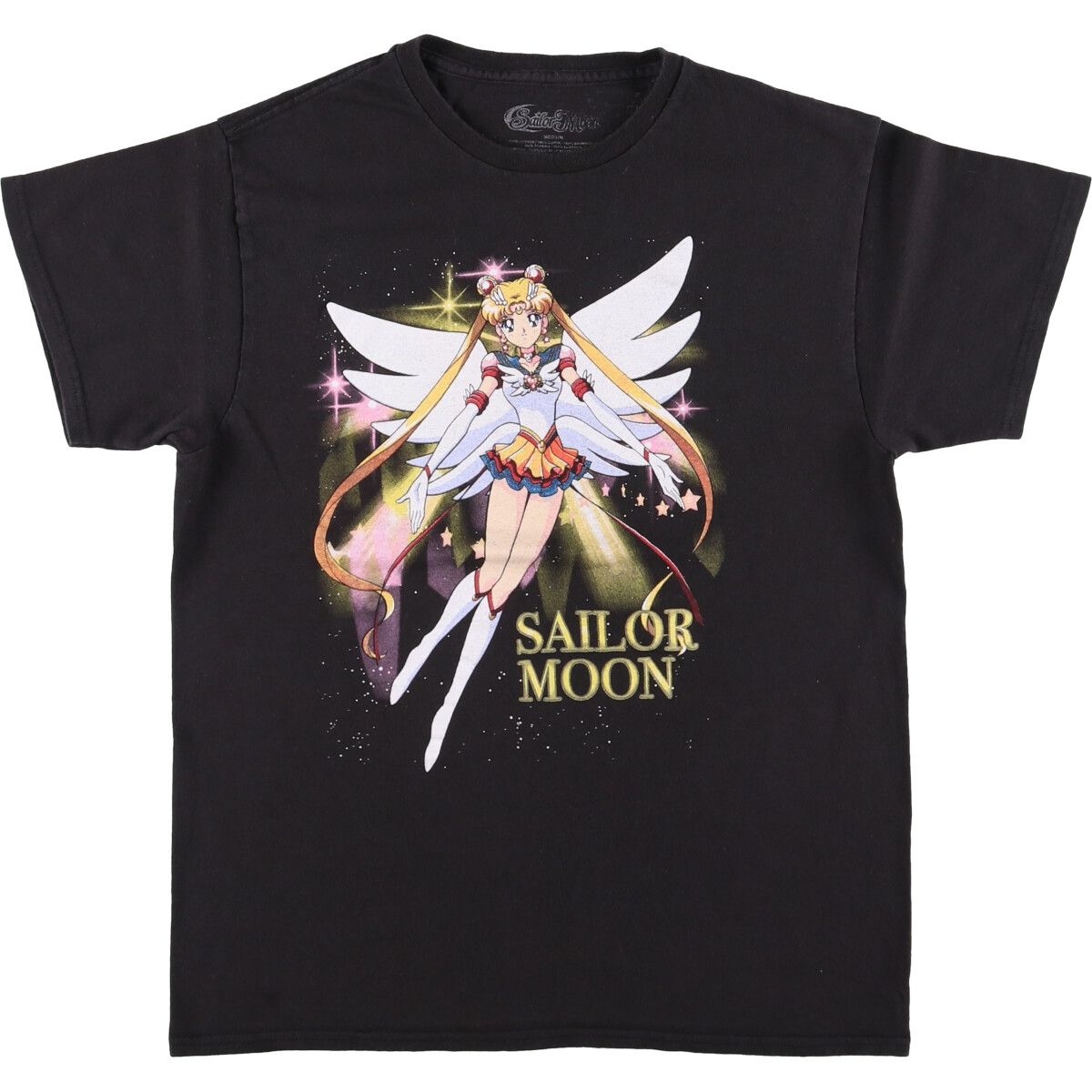 古着 SAILOR MOON 美少女戦士セーラームーン アニメ キャラクタープリントTシャツ メンズM相当|eaa559351