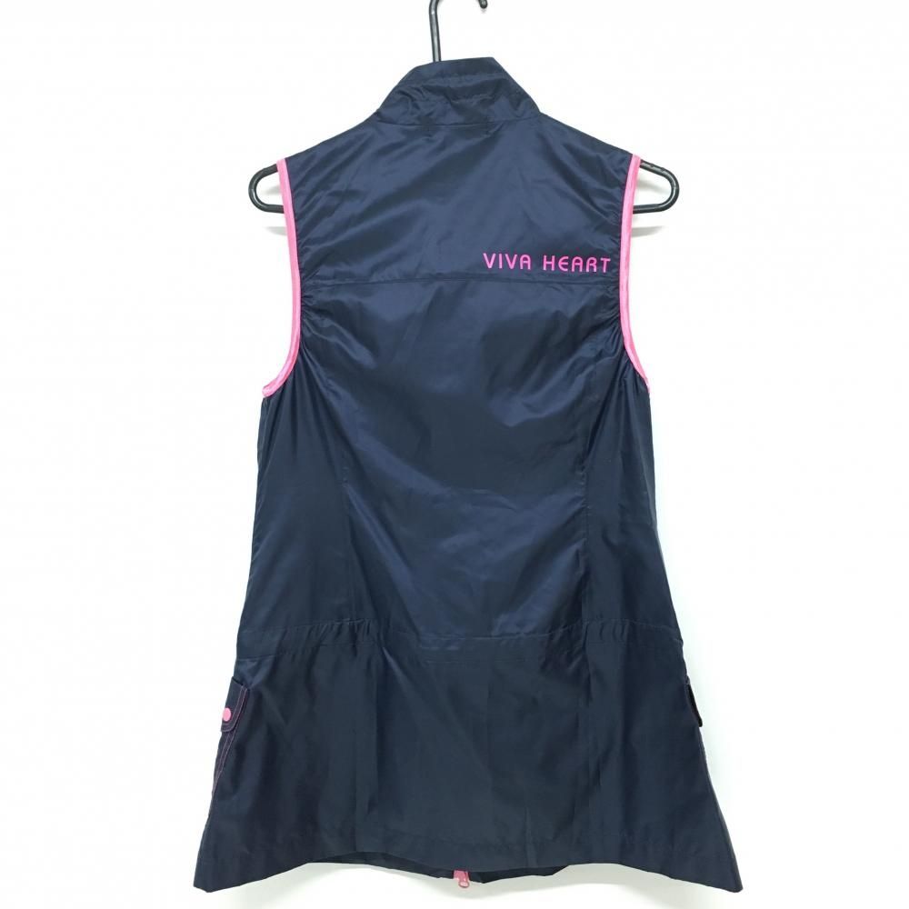 30日まで値下げ★新品★サイズ40 VIVA HEART 防寒ベスト　ビバハート VIVA HEART ビバハート 薄手 ベスト レディースウェア ブラック 40
