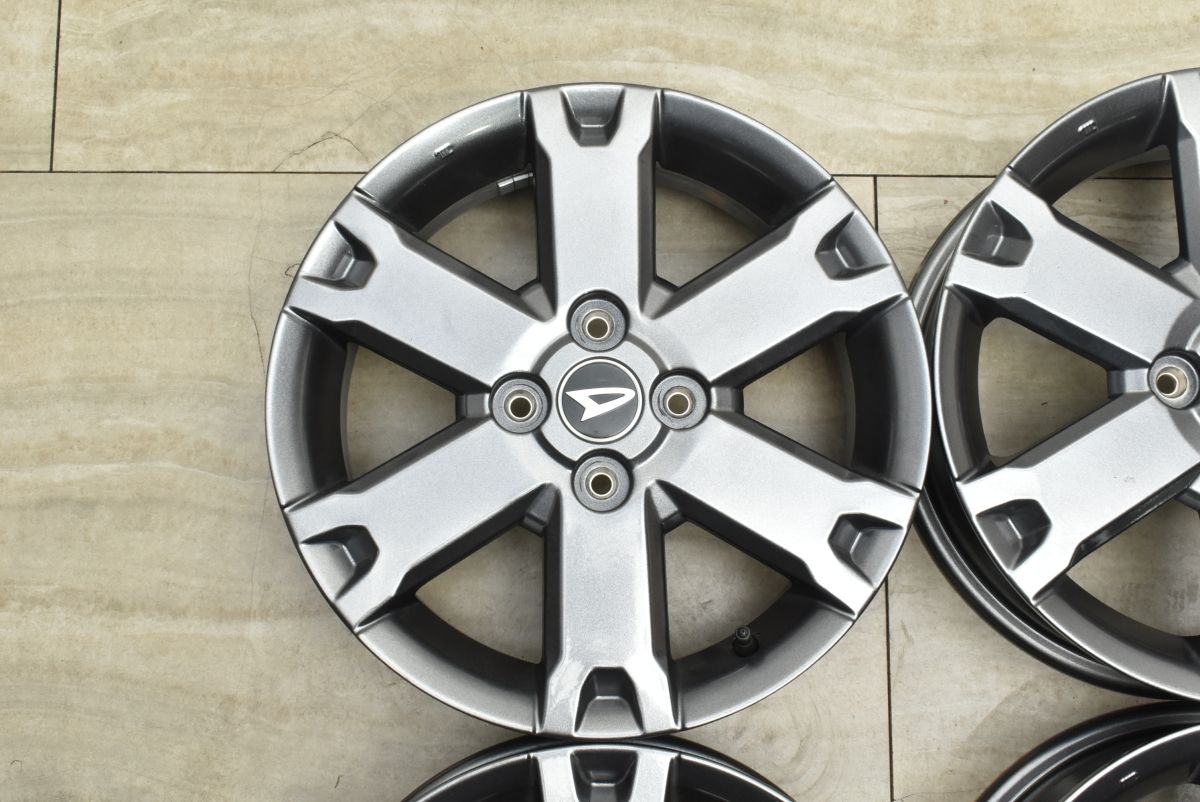 美品】ダイハツ タフト G ダーククロムベンチャー 純正 15in 4.5J +45
