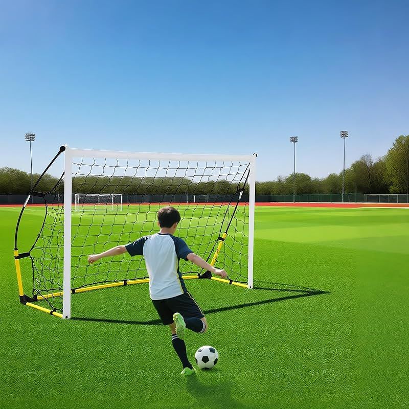 ポータブル サッカーゴール 折りたたみ サッカーゴール フットサルゴール サッカー ゴール サッカーミニゴール サッカートレーニング器材 室内 屋外兼用 収納バッグ付き ポータブル型 快速組立 着脱式 頑丈な金属製フレーム 高耐久性 学校 公園 訓練場 0 LLC-HASEGAWATOSO_COM