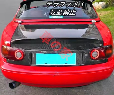 マツダMX5 ミアタ NA 89-97 OE カーボンファイバーリアトランクトリムパネル