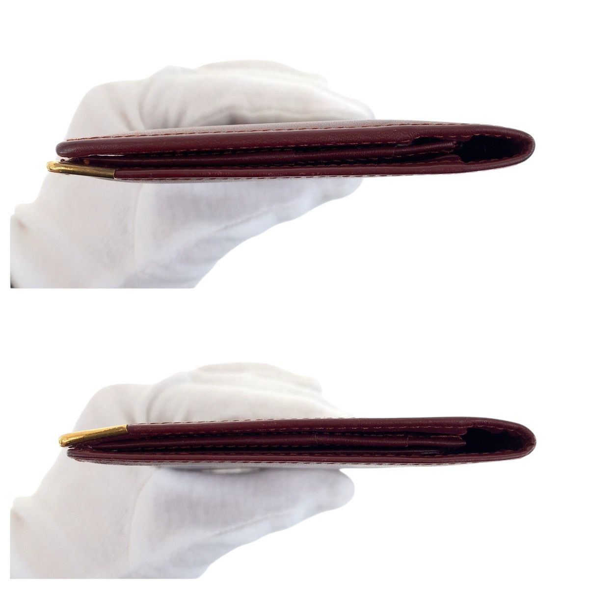 美品 CARTIER カルティエ マストライン ワインレッド ボルドー