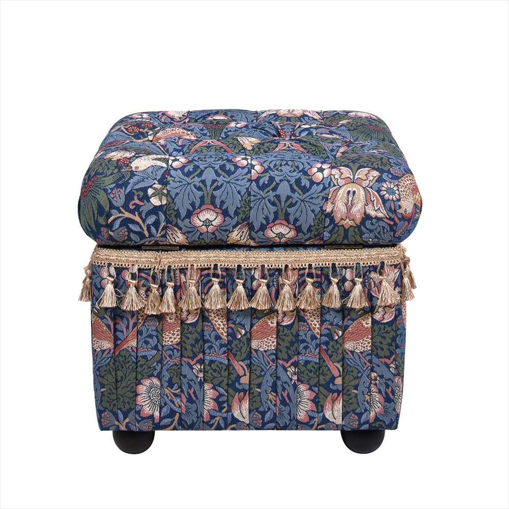 ジェニファーテイラー スツールボックス いちご泥棒 収納付き 楽天市場