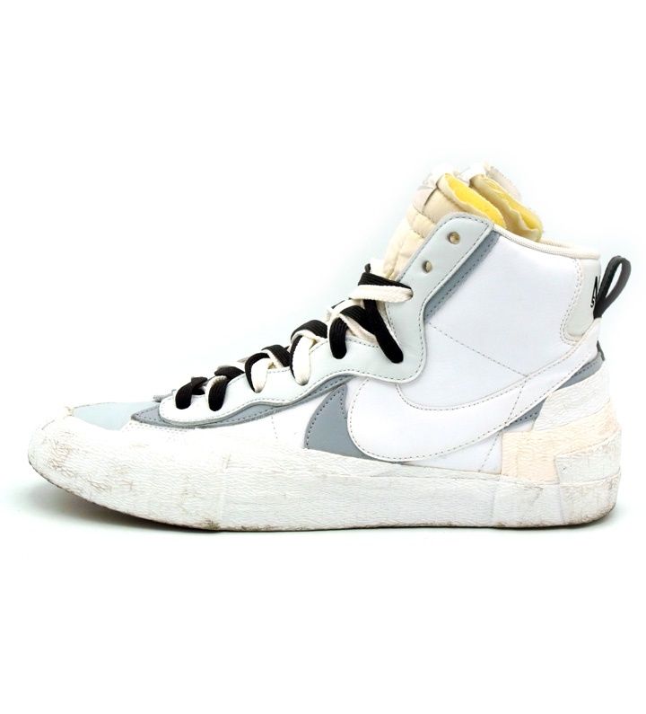 ナイキ NIKE × サカイ sacai 【 BLAZER MID WHITE WOLF GREY BV0072 100 】 ブレザー ミッド ホワイト ウルフグレー スニーカー h3069