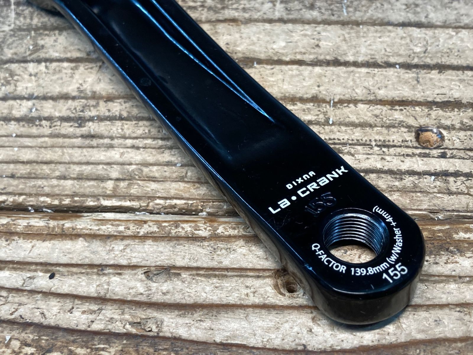 DIXAR LA CRANK クランクセット 155mm ブラック JF970 ディズナ DIXNA