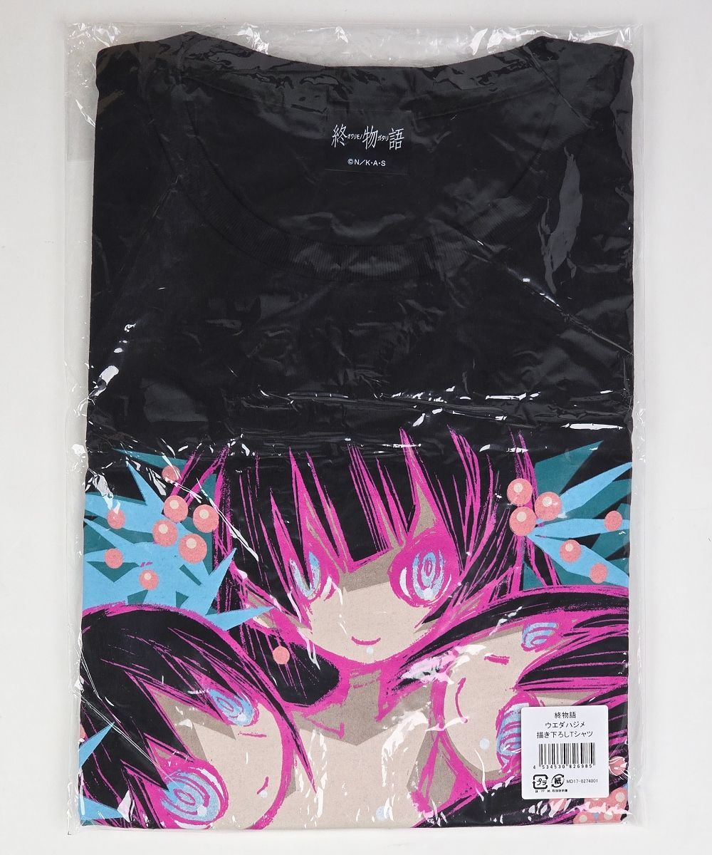【未使用品】物語シリーズ 終物語2 Tシャツ フリーサイズ ウエダハジメ 未使用品】物語シリーズ 終物語2 Tシャツ フリーサイズ