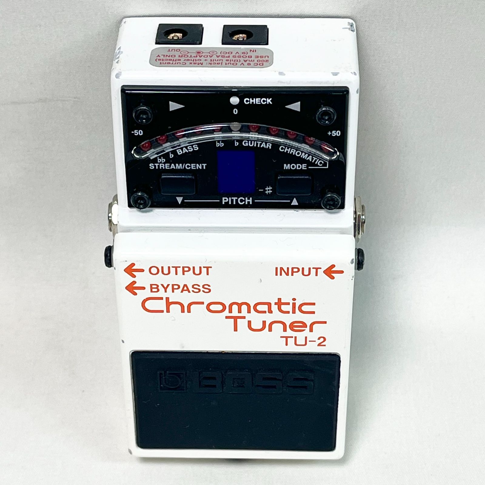 boss chromatic tuner tu-2 チューナー 動作確認済み 中古現状品 