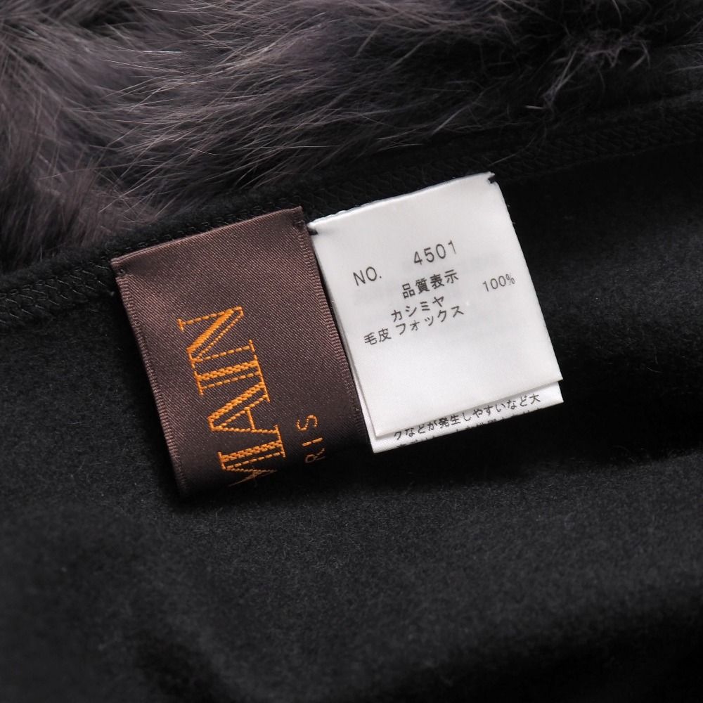 BALMAIN バルマン ストール フォックス 総カシミヤ ファー