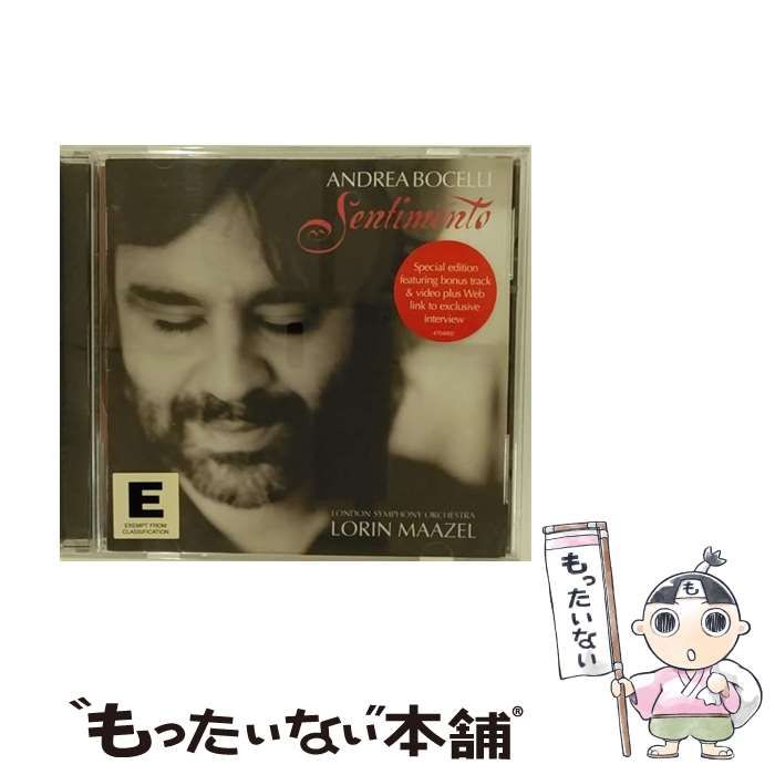 【中古】 Sentimento アンドレア・ボチェッリ アンドレア・ボチェッリ Sentimento - メルカリ