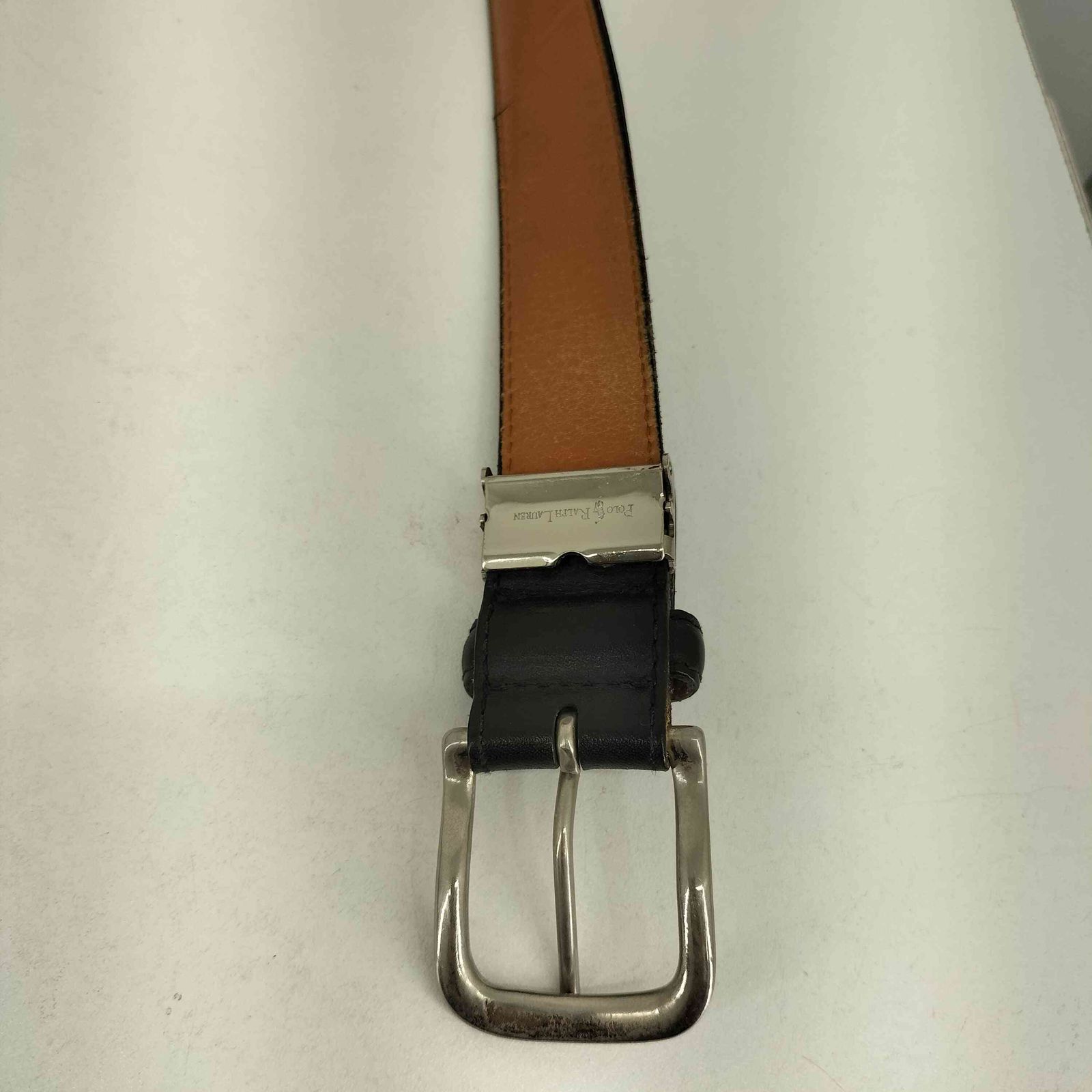 ポロラルフローレン POLO RALPH LAUREN ロゴ型押し レザーベルト