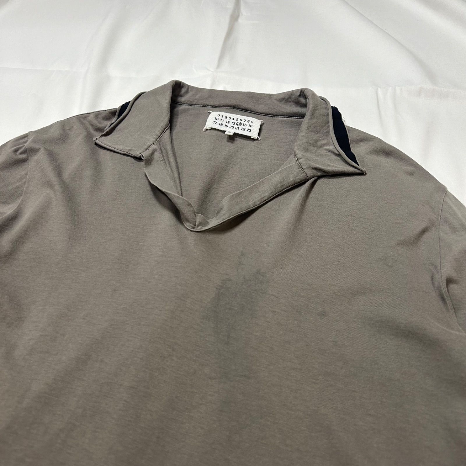 Maison Martin Margiela 2014SS L/S Design Collar Skipper Tee