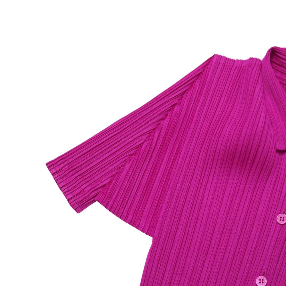 PLEATS PLEASE ISSEY MIYAKE◆半袖シャツ/3/ポリエステル/ORN/PP63-JJ202 Yahoo!オークション - PLEATS PLEASE ISSEY MIYAKE 半袖ブラウス