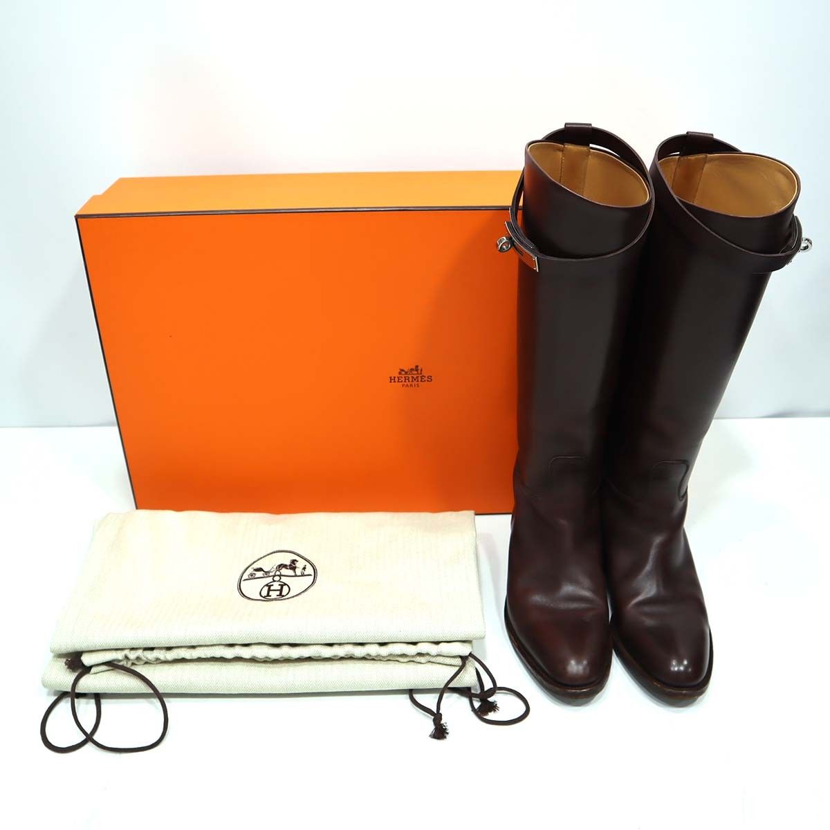 【美品】エルメス　ジャンピングブーツ　36.5 ブーツ 《ジャンピング》ショート | Hermès - エルメス-公式サイト