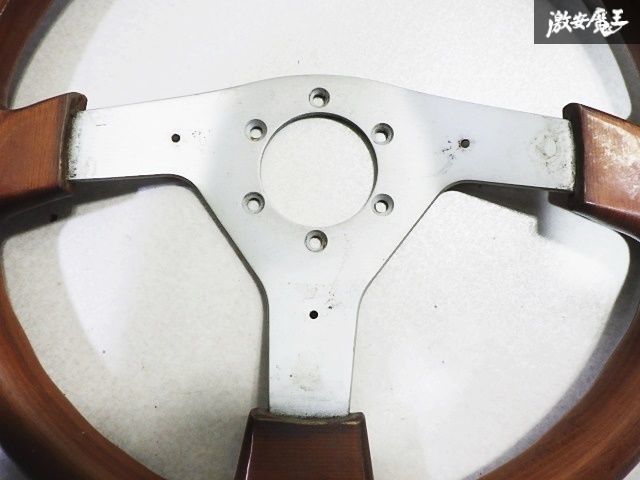 レノマ　ウッド ステアリング 3スポーク レノマ ウッド ステアリング ハンドル ホイール 3本スポーク 約35.5φ