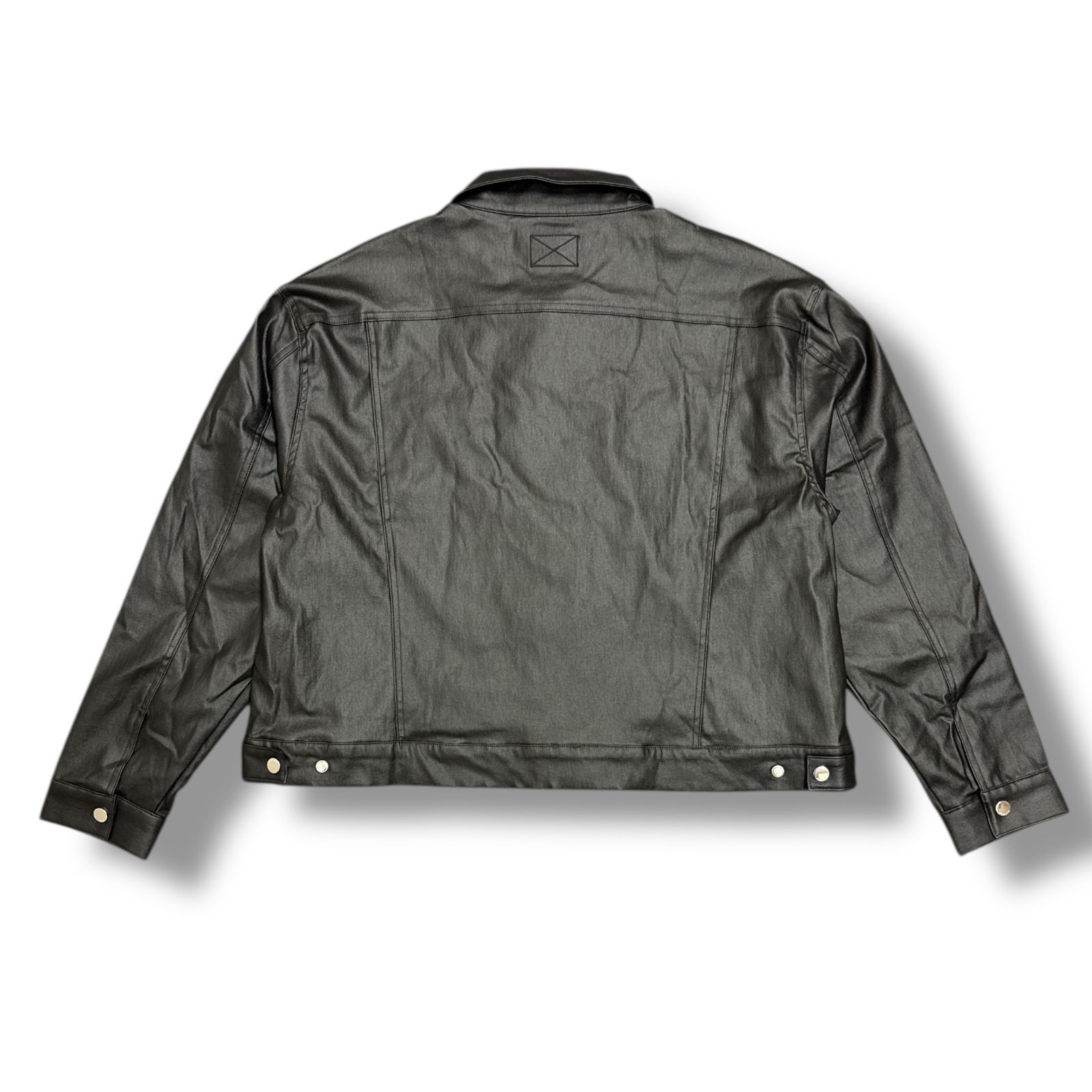 参考上代38500円 MLVINCE WAX TRUCKER JACKET ワックストラッカー 