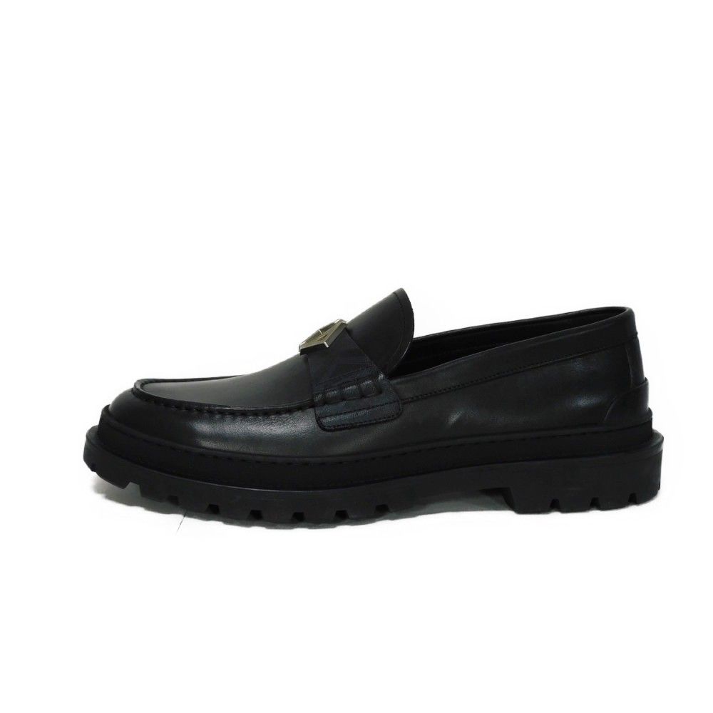 Dior Explorer Loafer Black Smooth Calfskin and Beige and