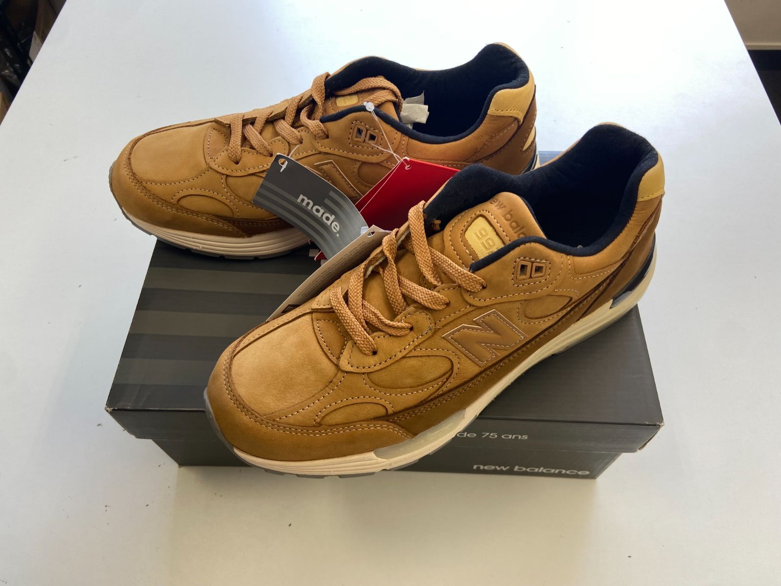 新品/未使用】【27.5cm】New Balance ニューバランス スニーカー M992LX MADE IN USA BEIGE BROWN -  メルカリ