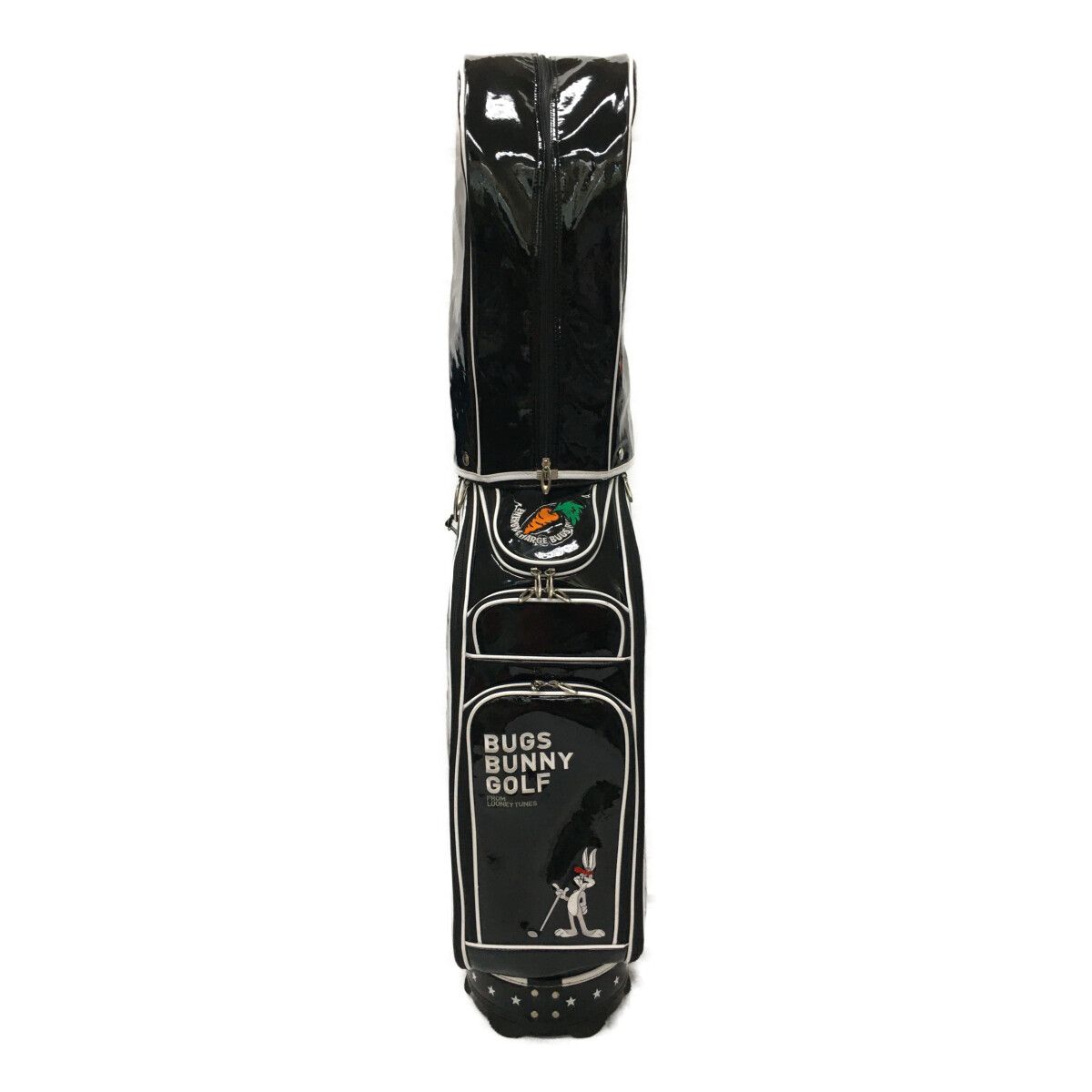 中古 キャディバッグ ブラック ルーニーテューンズ LOONEY TUNES