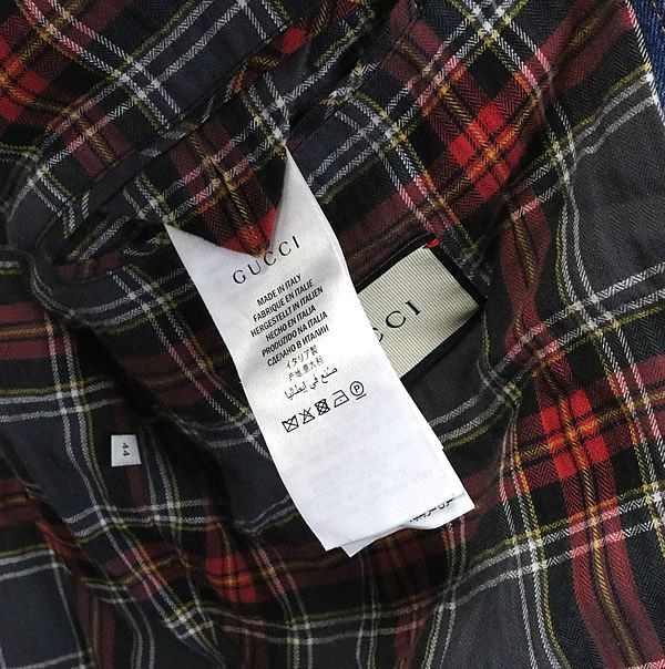 銀座店 グッチ SALE デニムジャケット GGロゴ メンズ 85879