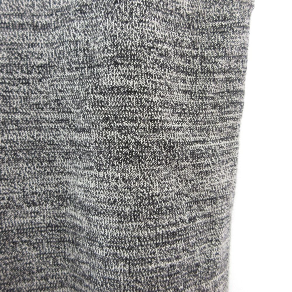 最低の価格! DRIES VAN NOTEN ドリスヴァンノッテン ノースリーブリブ ニットカットソー サイズM グレー レディース 古着