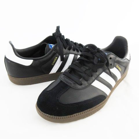アディダス adidas スニーカー SAMBA OG CORA BLACK/サンバ オリジナル/コア ブラック B75807 27.5ｃｍ 9 1/2 靴