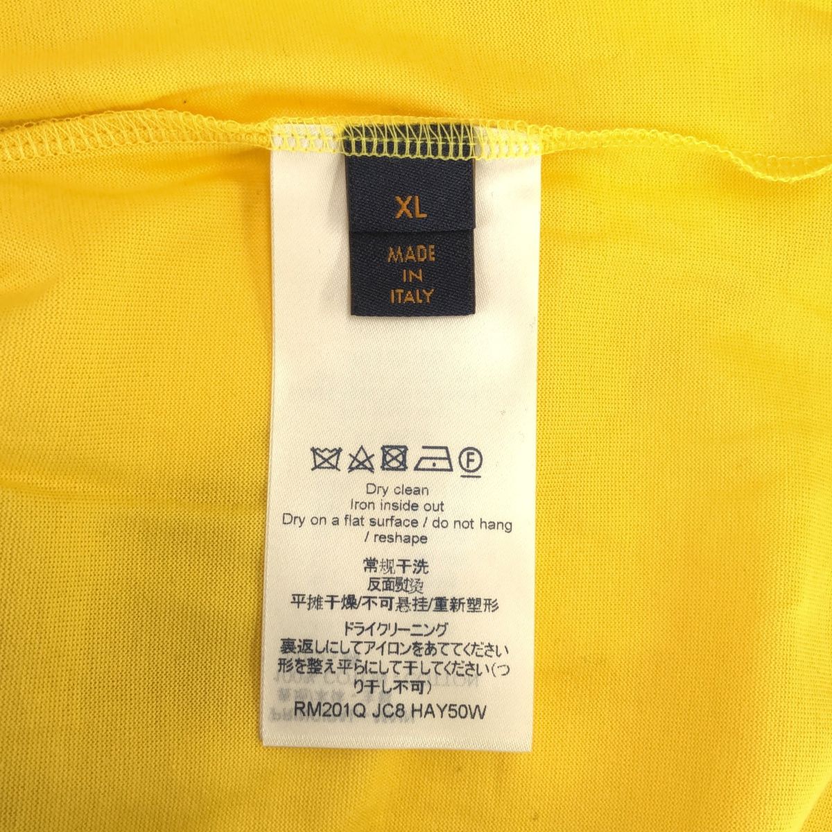 未使用 LOUIS VUITTON ルイ・ヴィトン RM202Q JC8 HAY50W Tシャツ XL 