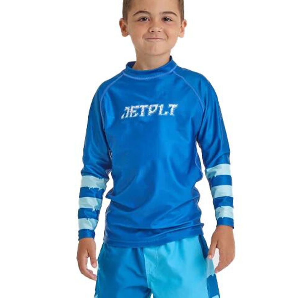JETPILOT|ジェットパイロット JA24359 SLIME YOUTH LS RASHIE ラッシュガード 長袖 キッズ こども 子供用