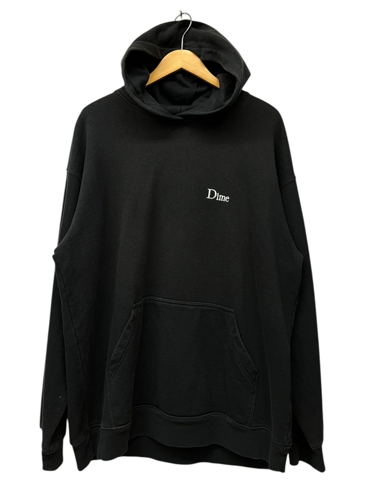 ダイム　410枚 Dime (ダイム) パーカー プルオーバー ワンポイントロゴ刺繍 XL