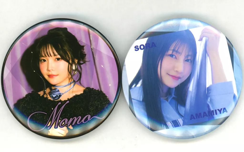 中古】バッジ・ピンズ 雨宮天＆麻倉もも 缶バッジセットE(2個組