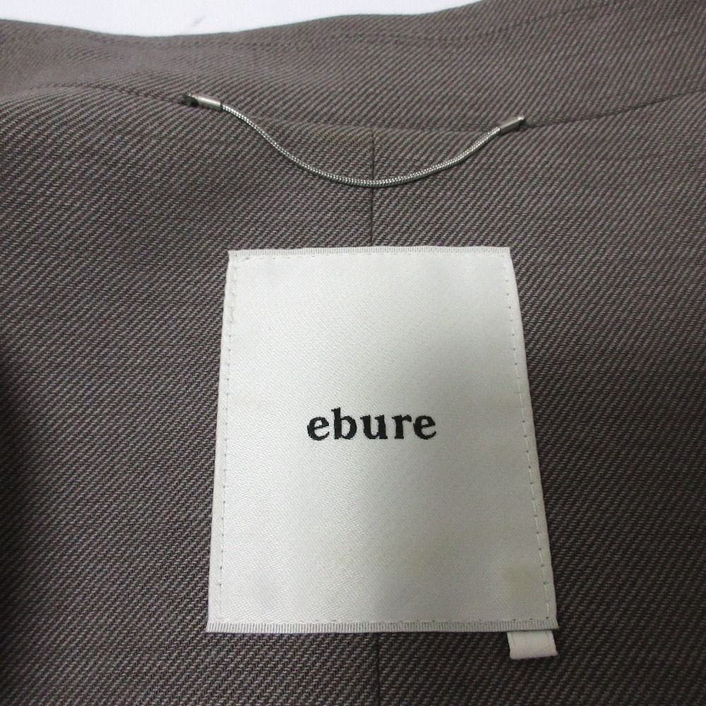 美品 20AW ebure エブール ウール テーラード ロングジレ ベスト 38  