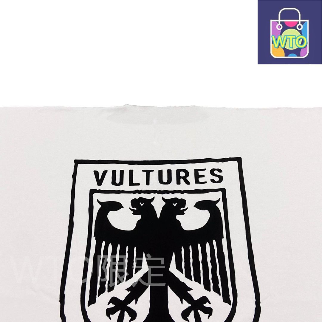  yeezy kanye Vultures 1 周辺 ハゲワシデザイン 一体裁断半袖 T シャツ Tシャツ アパレル キャラクターグッズ