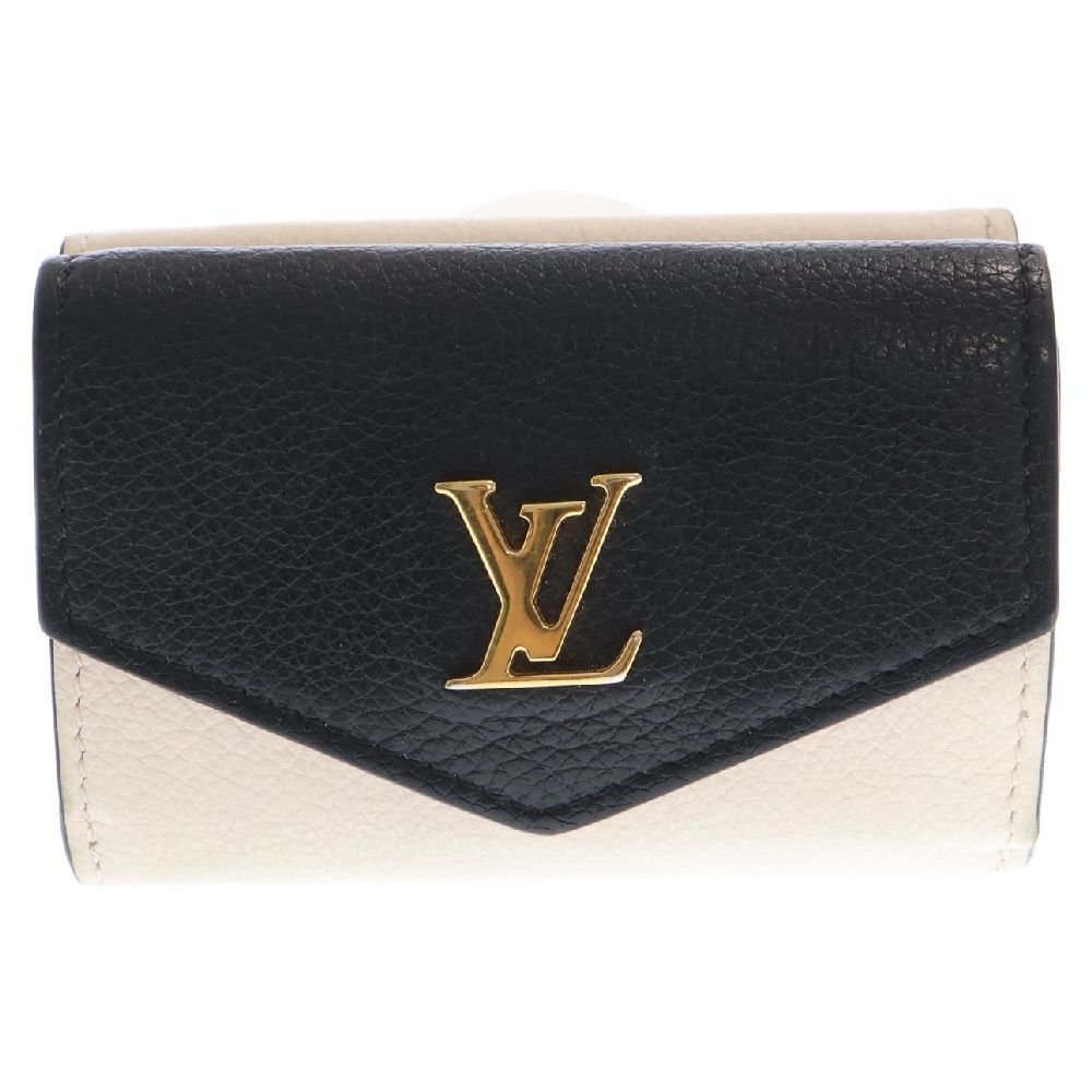 LOUIS VUITTON (ルイヴィトン) ポルトフォイユ ロックミニ LVロゴ 三