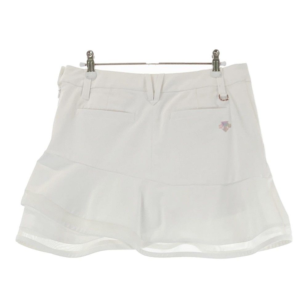 DESCENTE ホワイト ゴルフスカート DESCENTE ホワイト ゴルフスカート