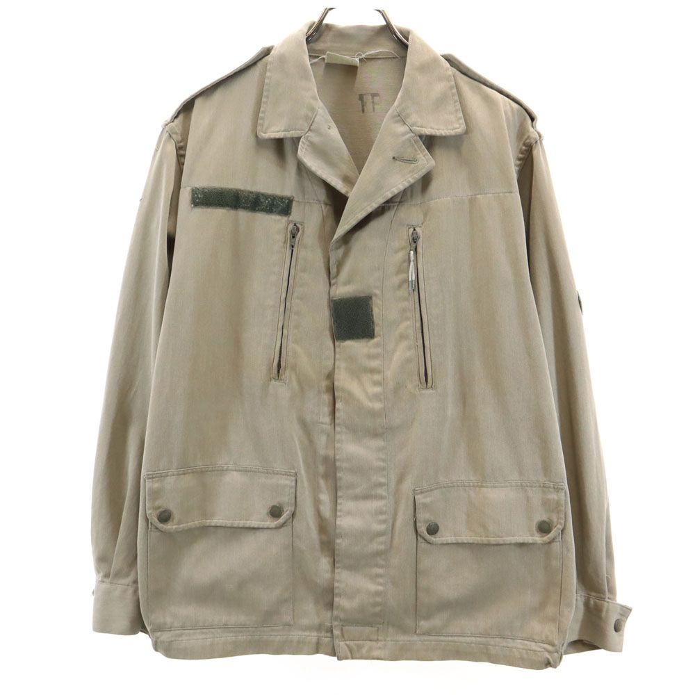 FRENCH ARMY フランス軍 80s ヴィンテージ F2ジャケット フィールドジャケット 104M グレージュ ミリタリー メンズ 古着