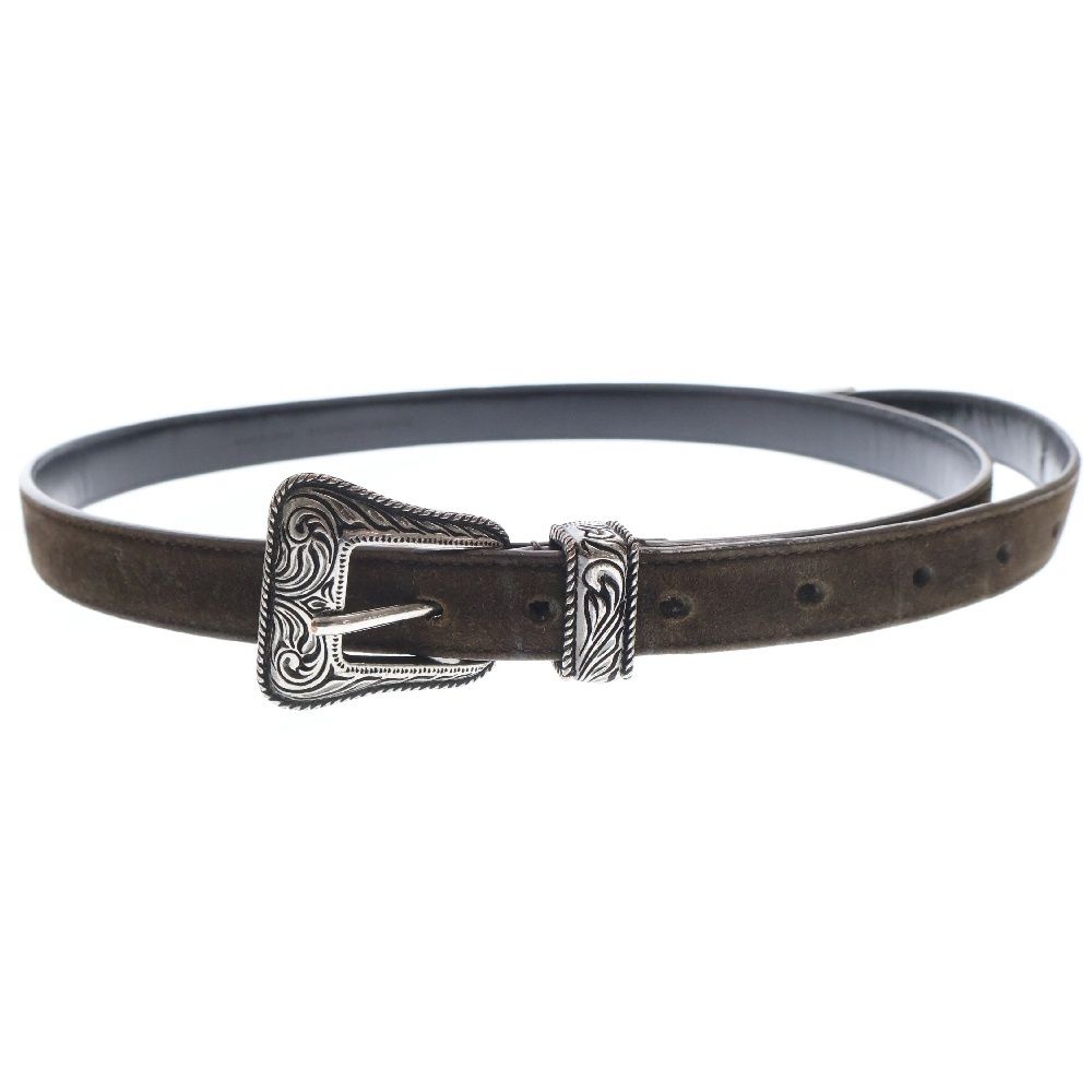 SAINT LAURENT PARIS (サンローランパリ) Western Buckle Leather Belt