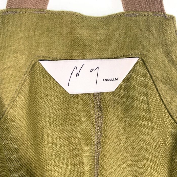ANCELLM アンセルム LINENSUEDE DECK PANTS リネンスウェード デッキ 