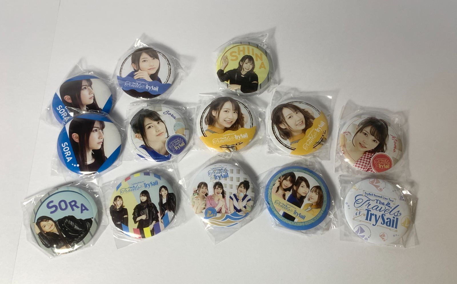 まとめ売り】 TrySail トライセイル 麻倉もも 雨宮天 夏川椎菜 缶